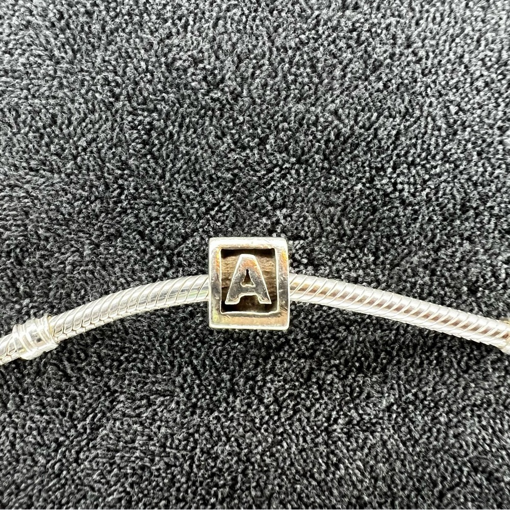 RETIRED Pandora Letter “A” Charm